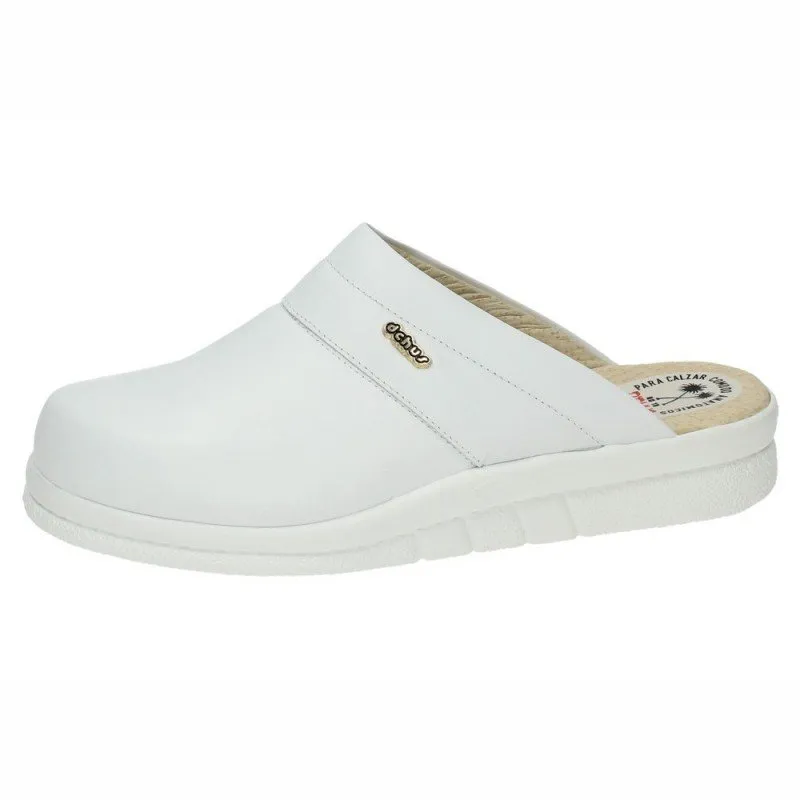 6250 ZUECOS DE PIEL color BLANCO