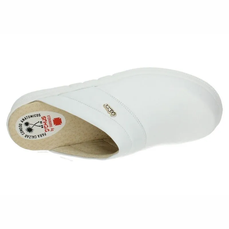 6250 ZUECOS DE PIEL color BLANCO