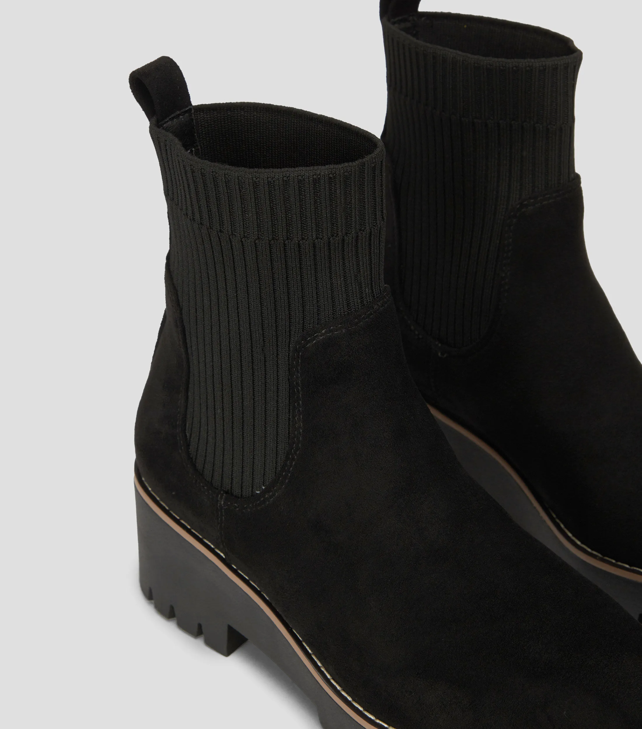 Ak Anne Klein Botines de Tacón Bajo de Media Luna Mujer