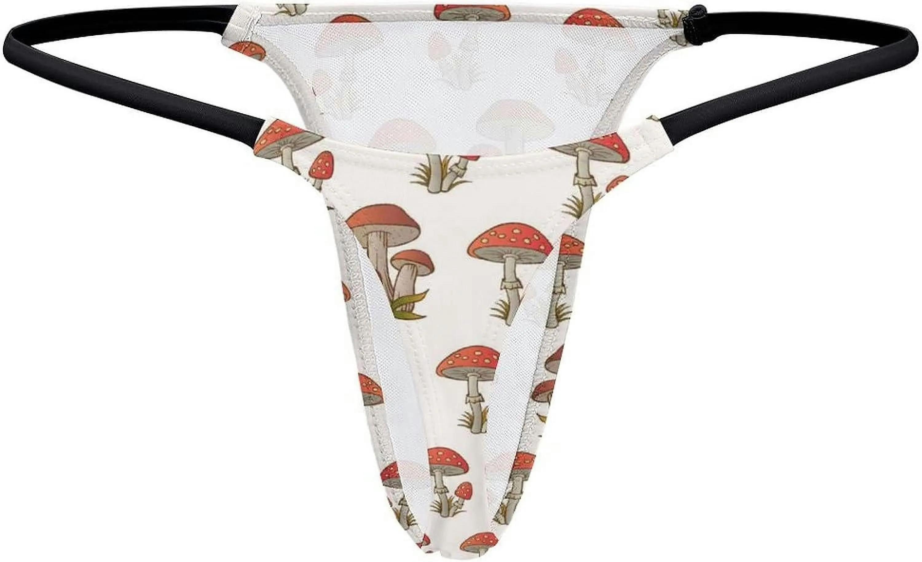 AMANITA RED MUSHROOM GSTRING THONGS WOMEN'S TBACK UNDERWEAR PANTYWE449