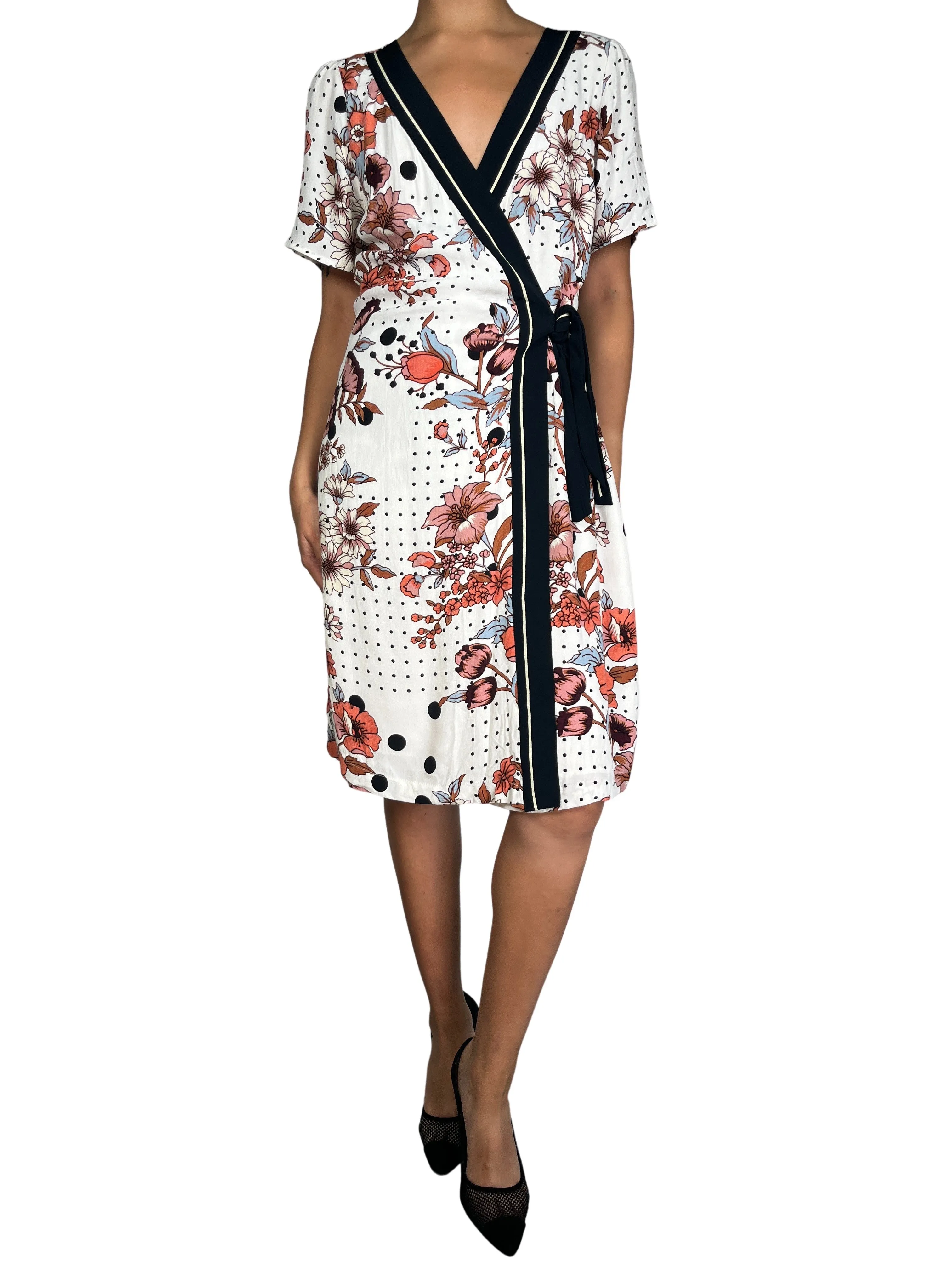 ANTHROPOLOGIE Vestido Dotted Flowers