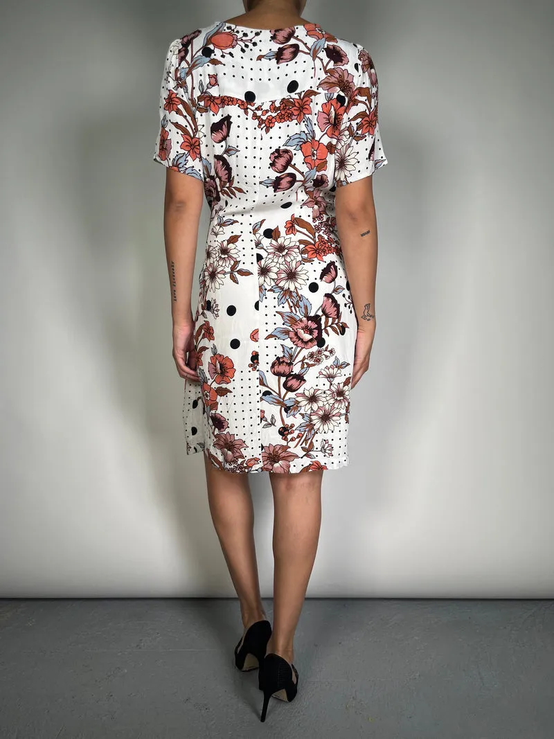 ANTHROPOLOGIE Vestido Dotted Flowers