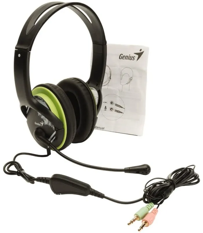 AURICULARES GENIUS HS400A VOLUMEN CONTROL CONECTOR 3.5MM X2