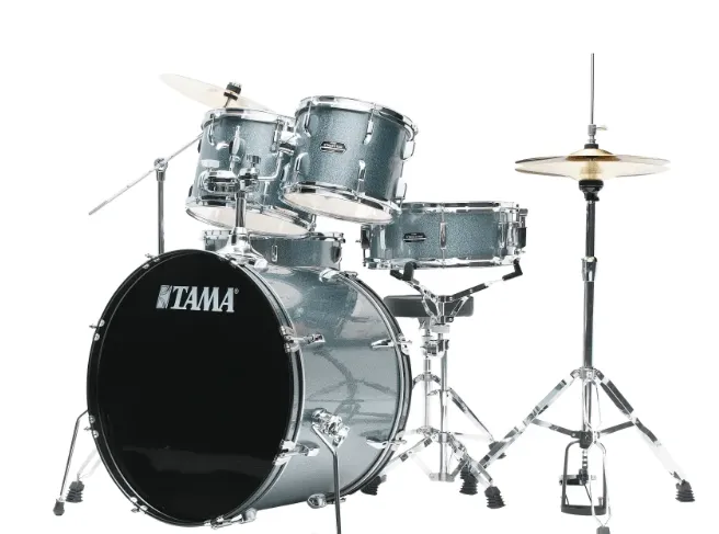 BATERIA TAMA STAGESTAR ST52H5CSEM AZUL+BASES+SILLA Y PLATILLOS 