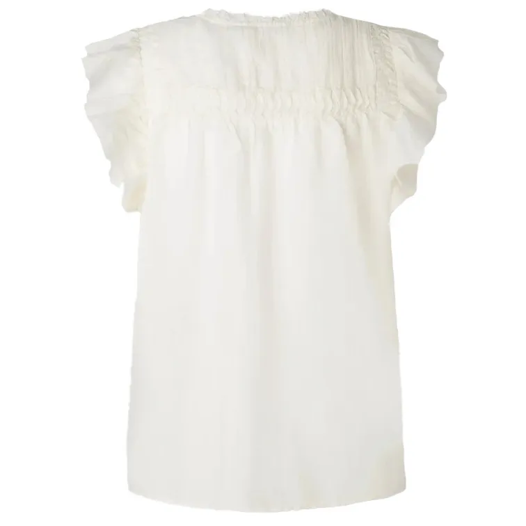 BLUSA CON DETALLES PLISADOS MUJER PEPE JEANS
