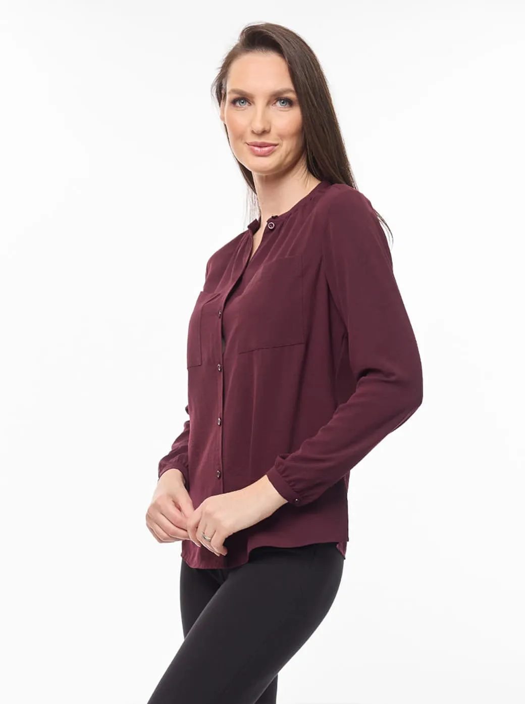 Blusa vino Geraldine