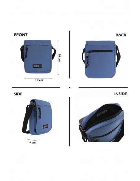 Bolso Bandolera Denim de Coronel Tapiocca