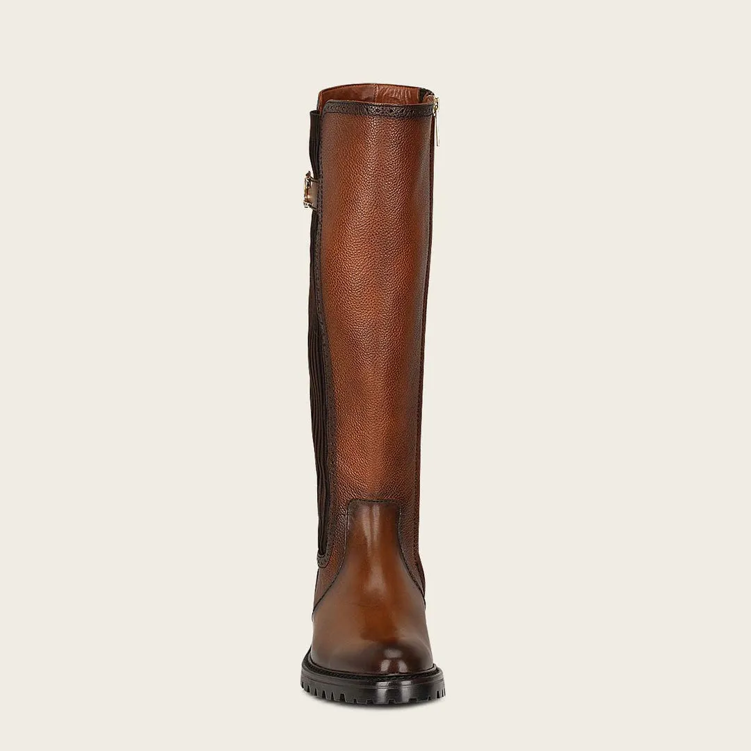 Bota casual en piel genuina para dama