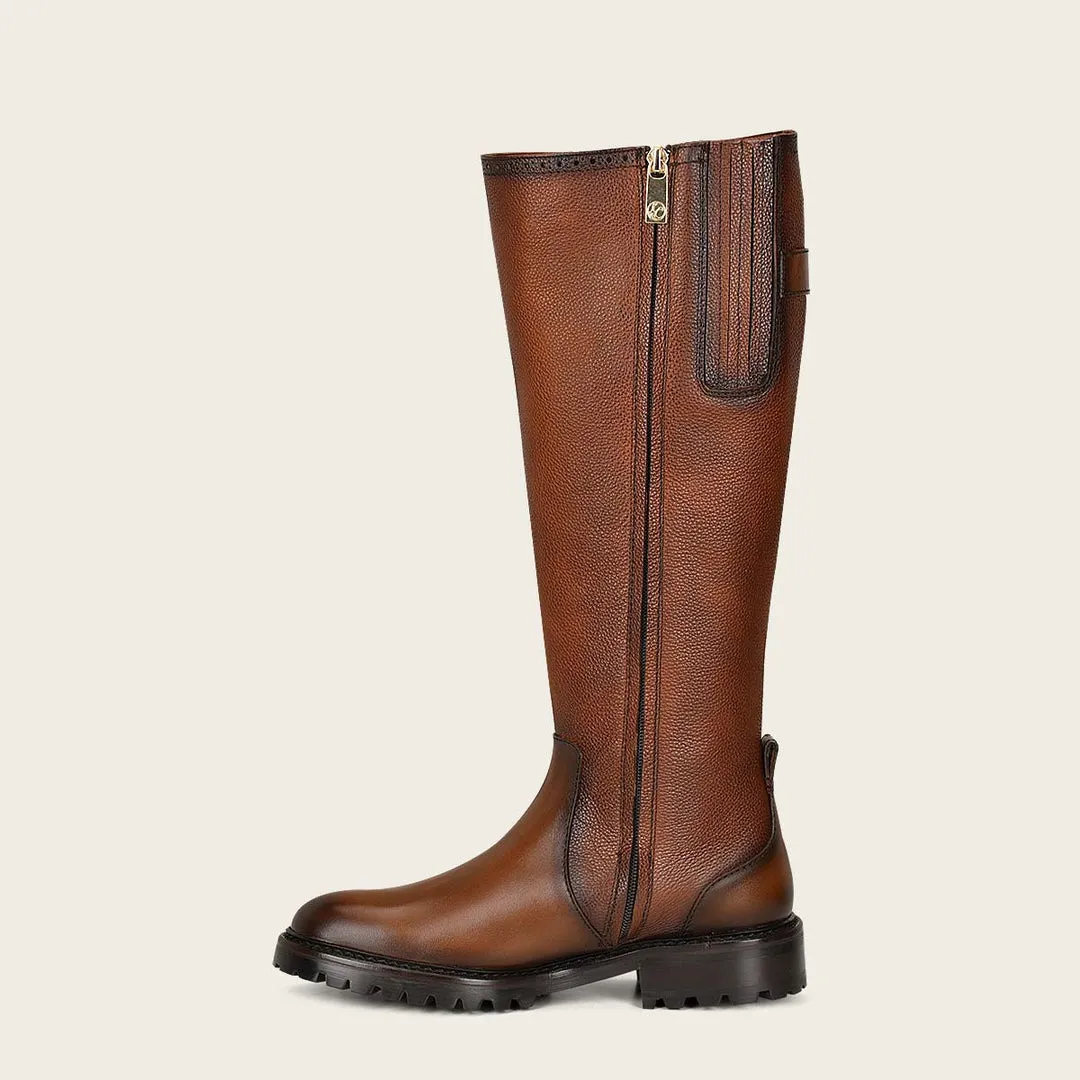 Bota casual en piel genuina para dama