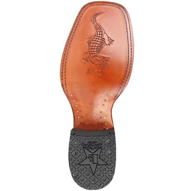 BOTAS DE COCODRILO CAIMAN COLA HORMA CUADRADA AMPLIA LAB8220115