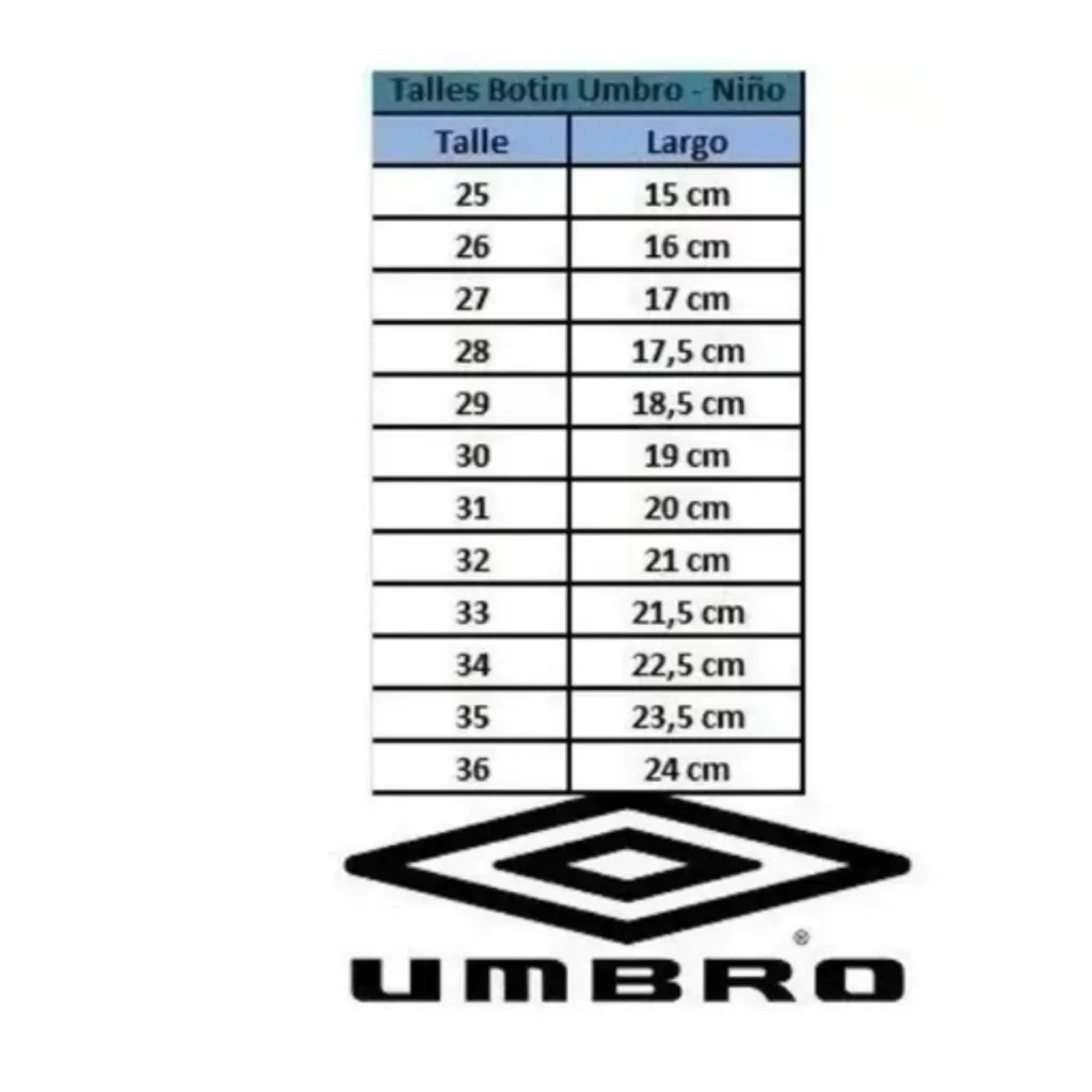 BOTIN UMBRO NIñO SPEED SONIC NJ  886583
