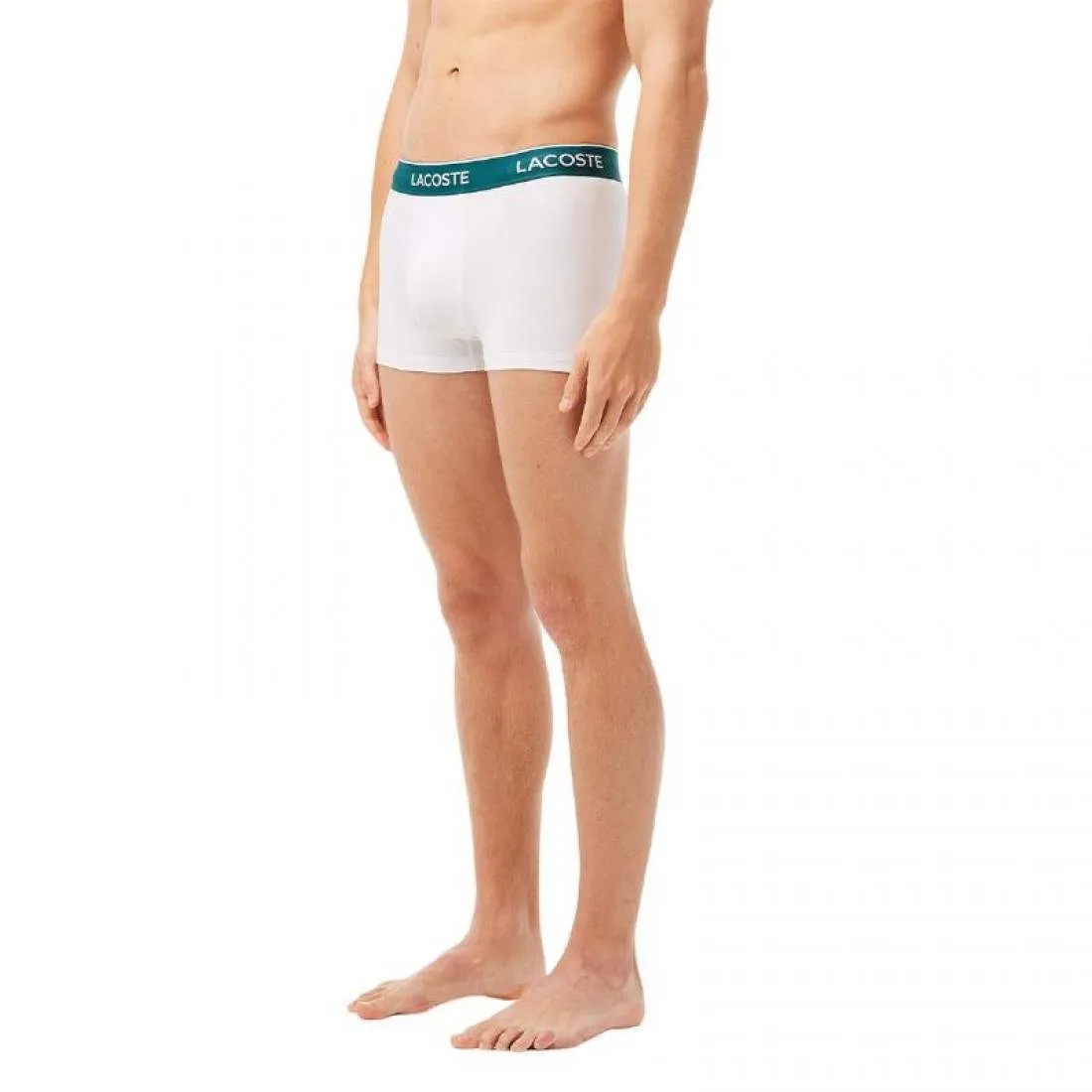 Boxers Lacoste Casual Negro Blanco Gris 3 Unidades | LACOSTE