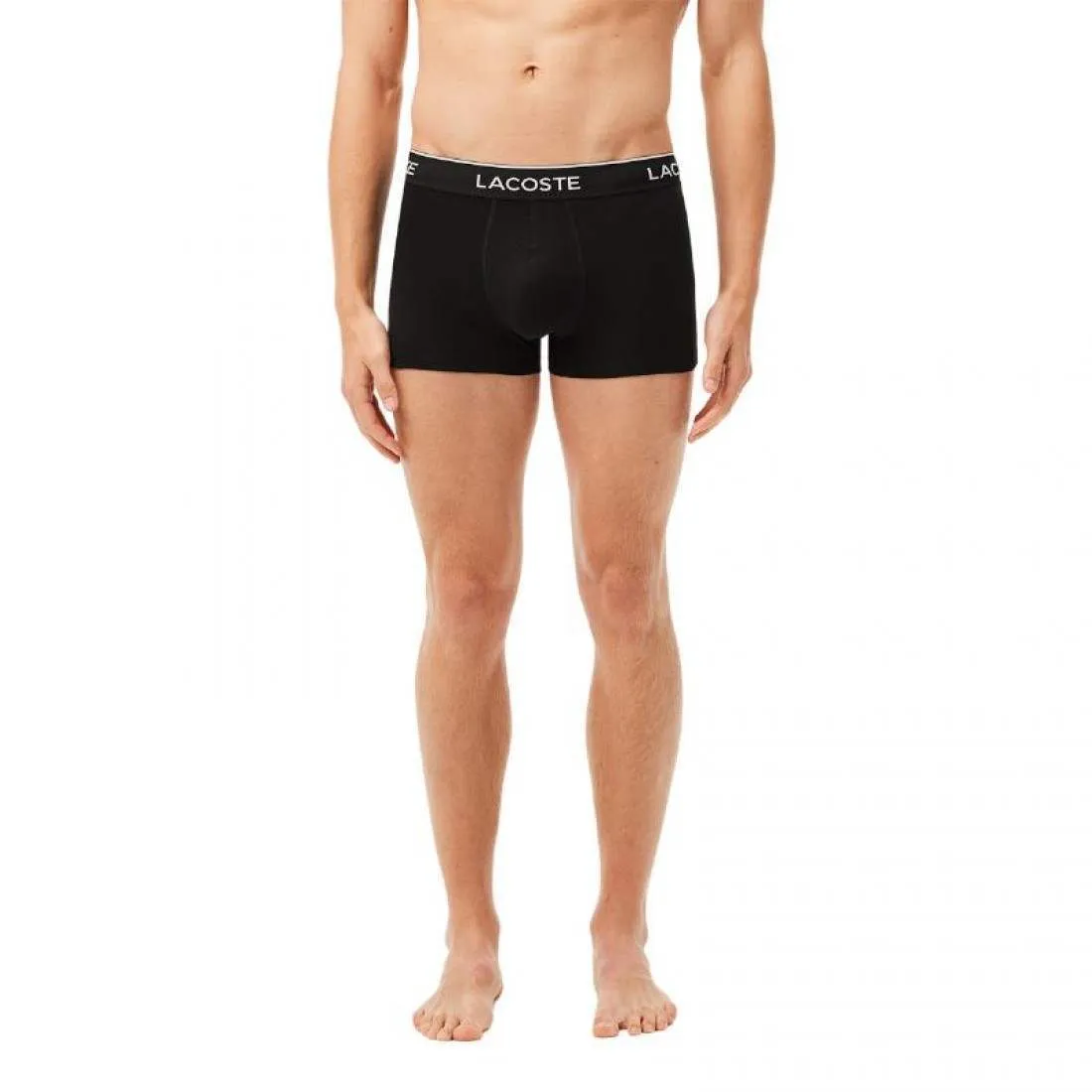 Boxers Lacoste Casual Negro Blanco Gris 3 Unidades | LACOSTE