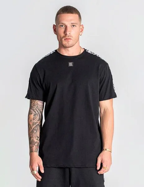 CAMISETA GIANNI KAVANAGH MESSAGE  NEGRO