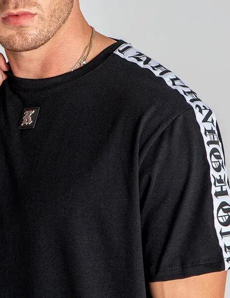 CAMISETA GIANNI KAVANAGH MESSAGE  NEGRO