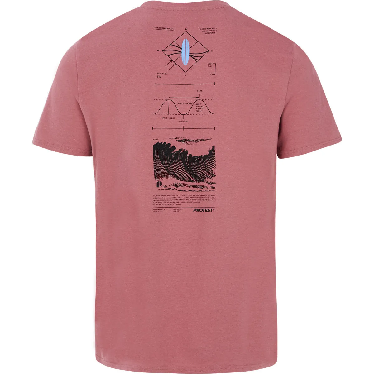 CAMISETA HOMBRE PRTPENALT TSHIRT PROTEST ROSA