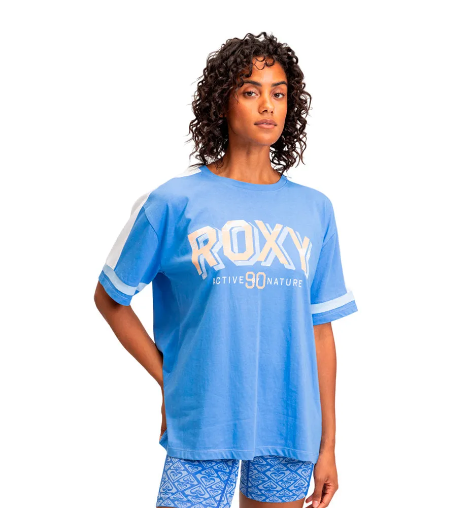 Camiseta M/c Casual_Mujer_ROXY Essential Energy Colorband Tee