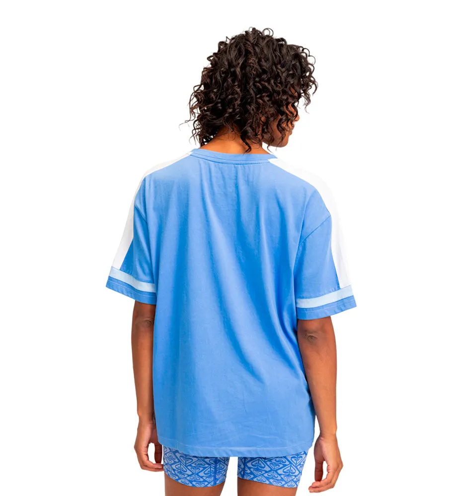 Camiseta M/c Casual_Mujer_ROXY Essential Energy Colorband Tee