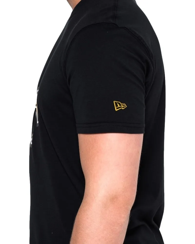 Camiseta new era negra saints team logo tee