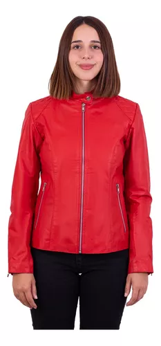 CAMPERA 100% CUERO VACUNO DE MUJER TALLES GRANDES XS  5XL