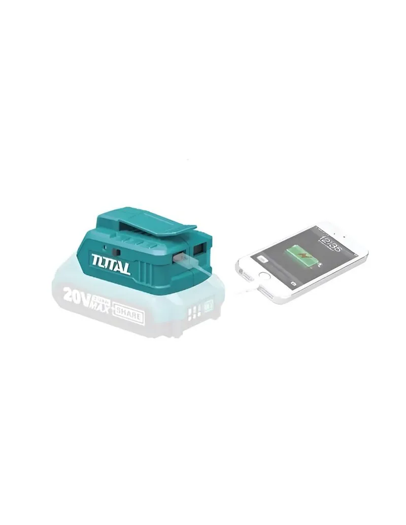 Cargador USB batería 20V Total (2 salidas) | TUCLI2001