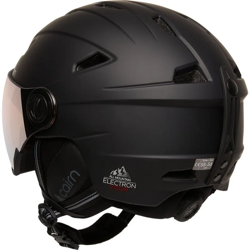 Casco con visera Cairn Electron Visor (Mat Black)