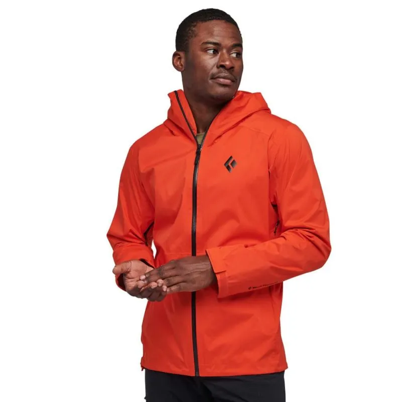 Chaqueta impermeable para hombre Black Diamond Stormline Stretch Rain Shell (Octane)