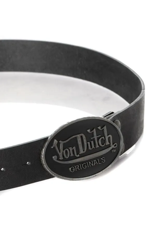Cinturón Hombre Von Dutch Ceinture Vd Artist Noir Mat