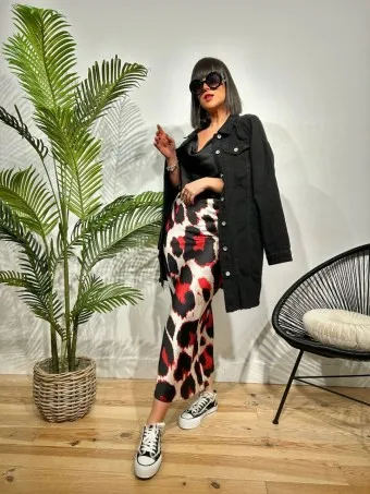 Cuerpo Lencero Drapeado VALYA Negro