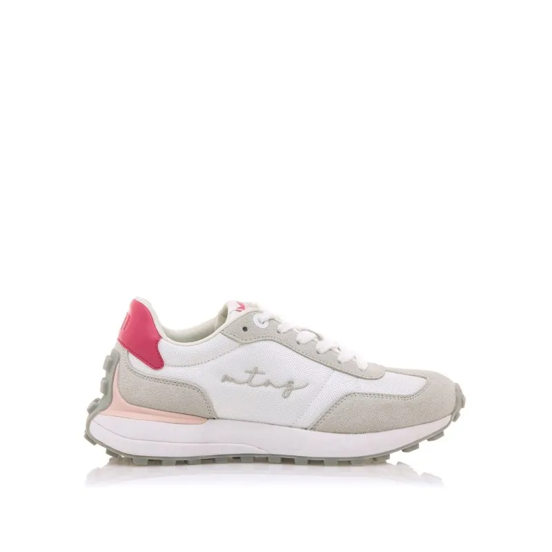 Deportivas Casual de Mujer MTNG ZINC Blanco 56275