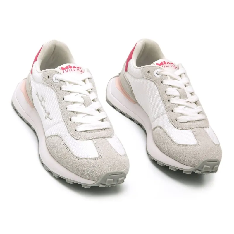 Deportivas Casual de Mujer MTNG ZINC Blanco 56275