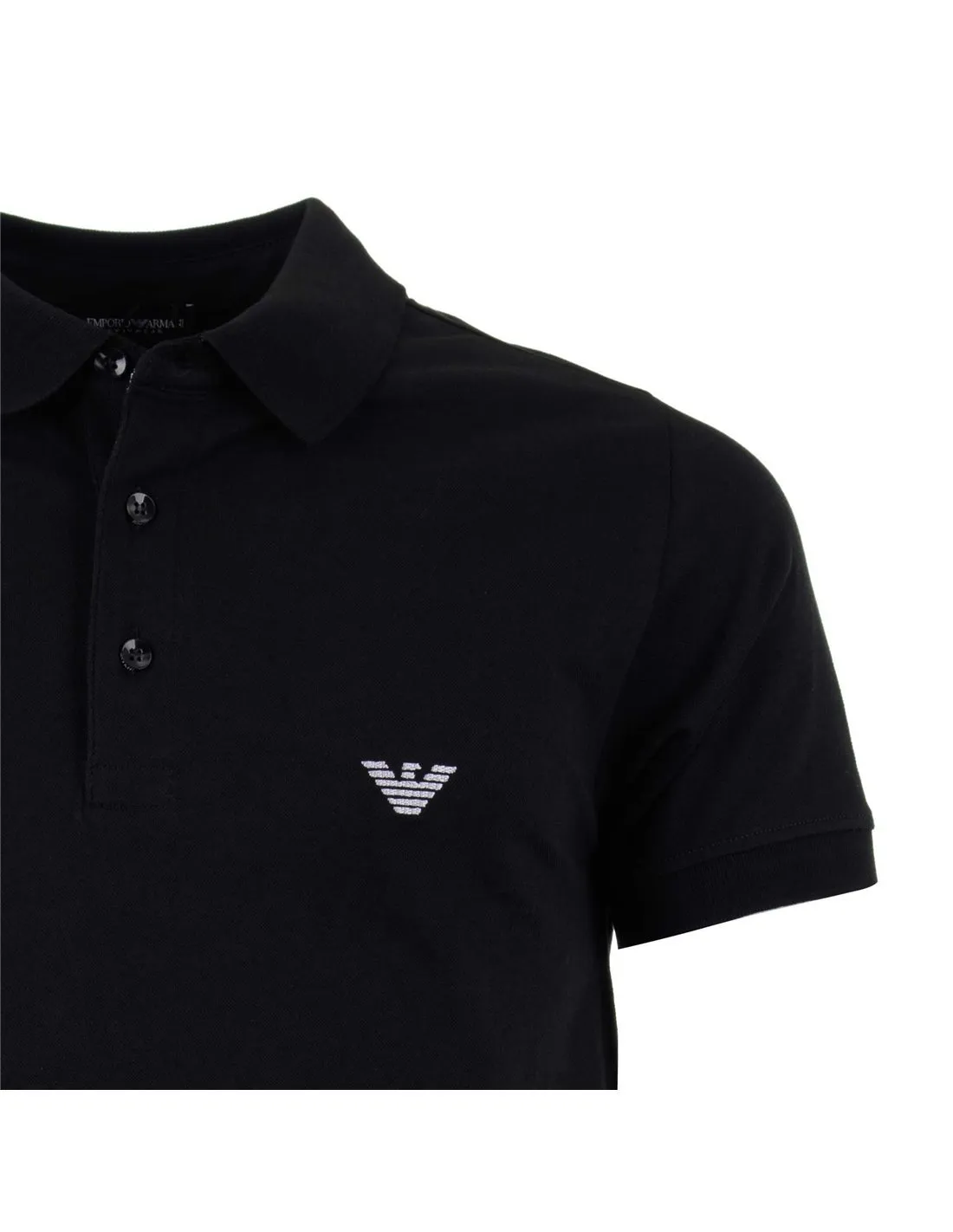 EMPORIO ARMANI  POLO NEGRO 211804 3R461 HOMBRE