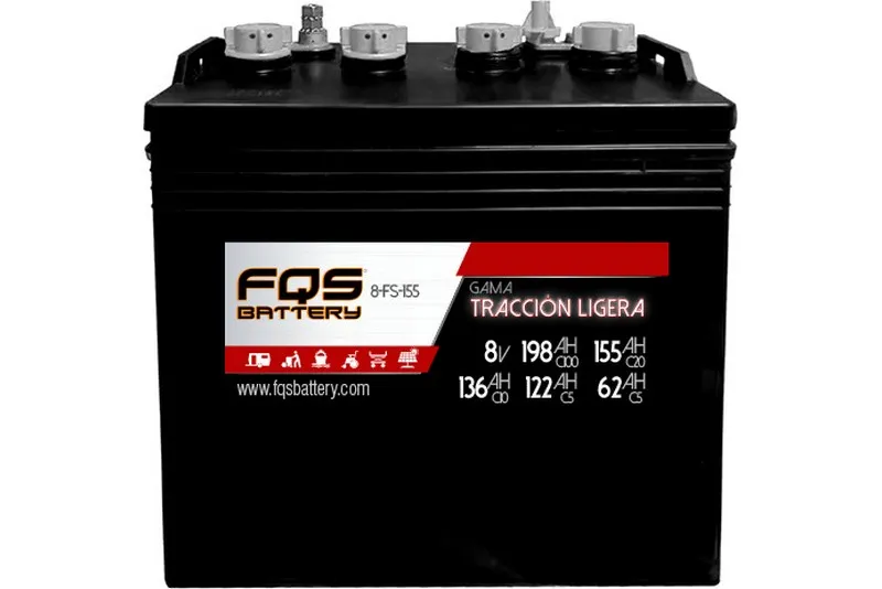 FQS 8FS155 BATERíA SEMITRACCIóN 8V 155AH C20 + I