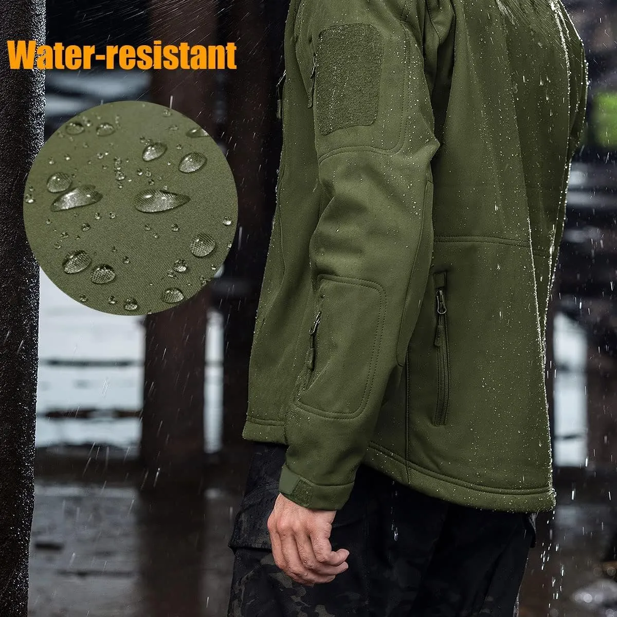 FREE SOLDIER Hombre Chaquetas Invierno