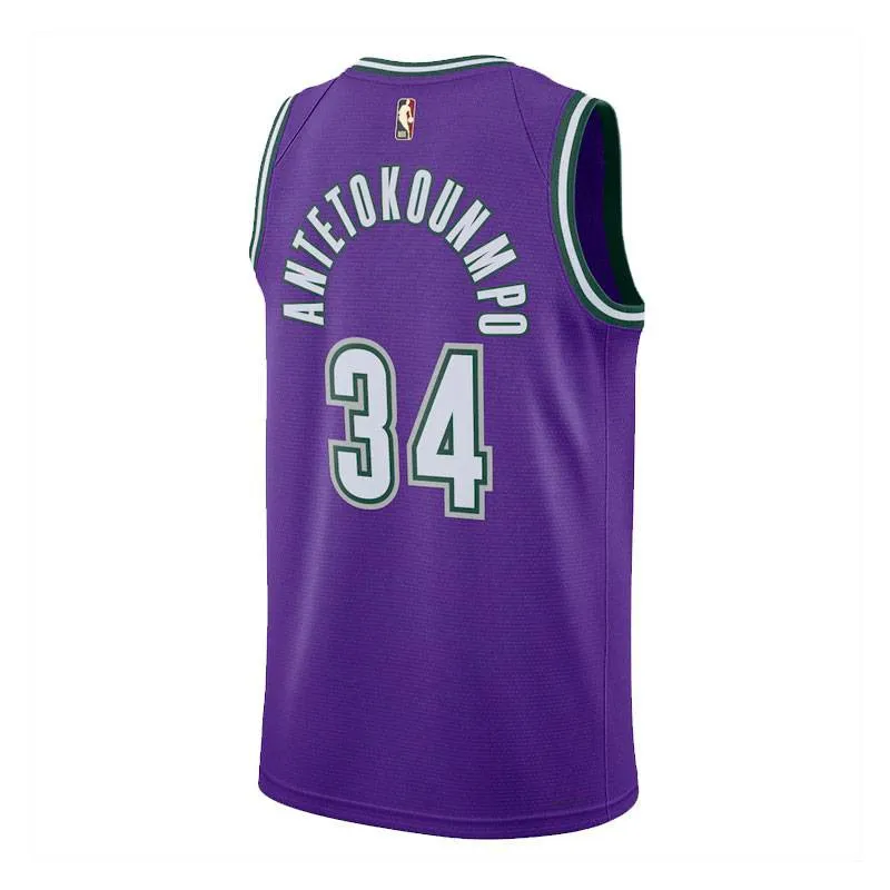 GIANNIS ANTETOKOUNMPO MILWAUKEE BUCKS CLASSIC EDITION SWINGMAN JERSEY 2223