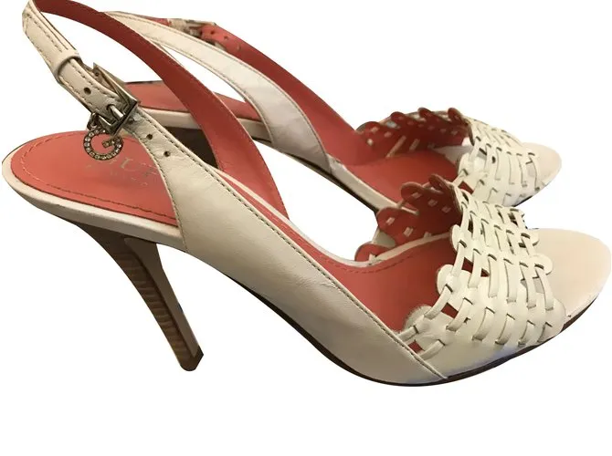 Guess Sandalias Blanco 