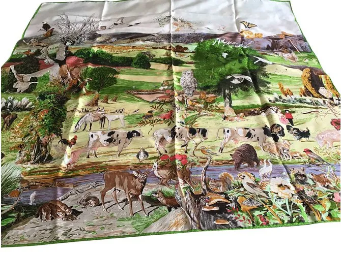 Hermès "jardin d'éden ou "naturalia" Multicolor 