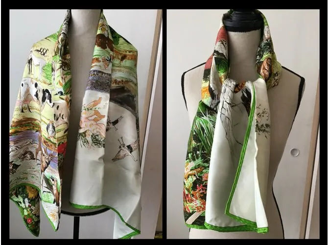 Hermès "jardin d'éden ou "naturalia" Multicolor 