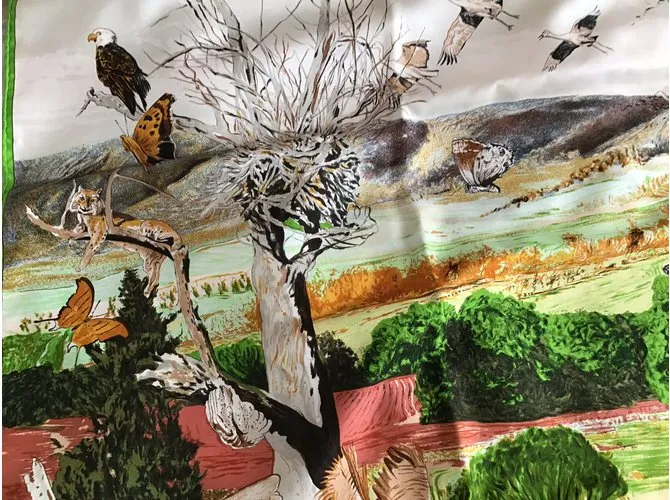 Hermès "jardin d'éden ou "naturalia" Multicolor 