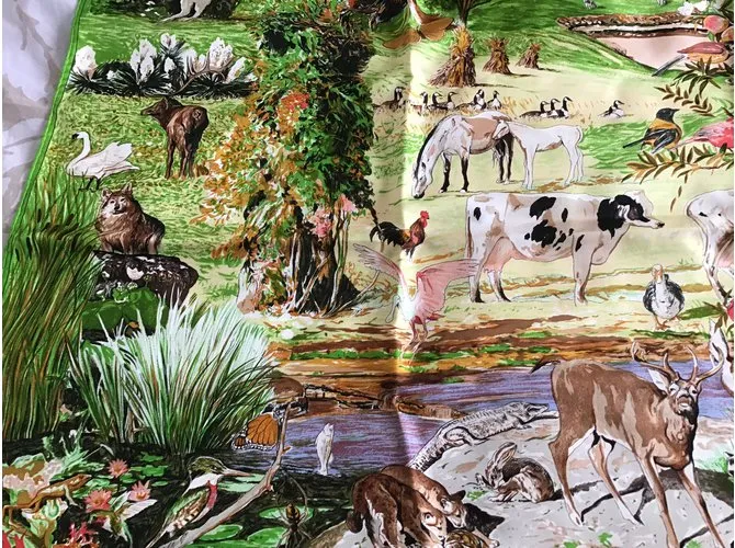 Hermès "jardin d'éden ou "naturalia" Multicolor 