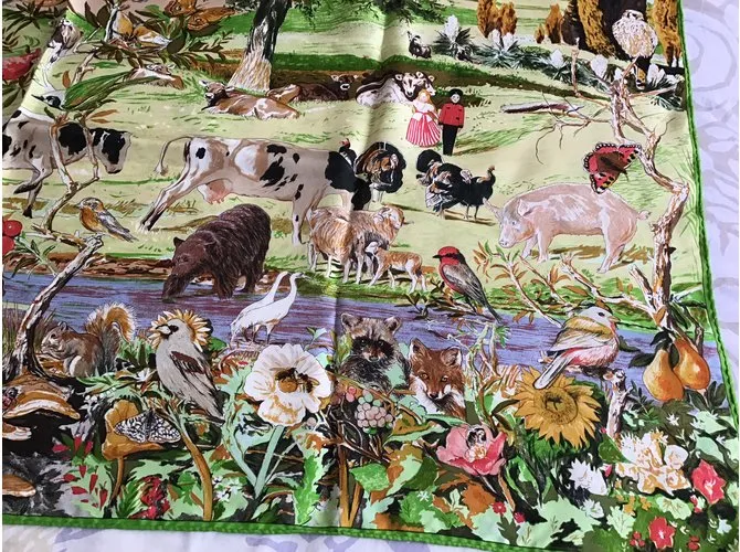 Hermès "jardin d'éden ou "naturalia" Multicolor 