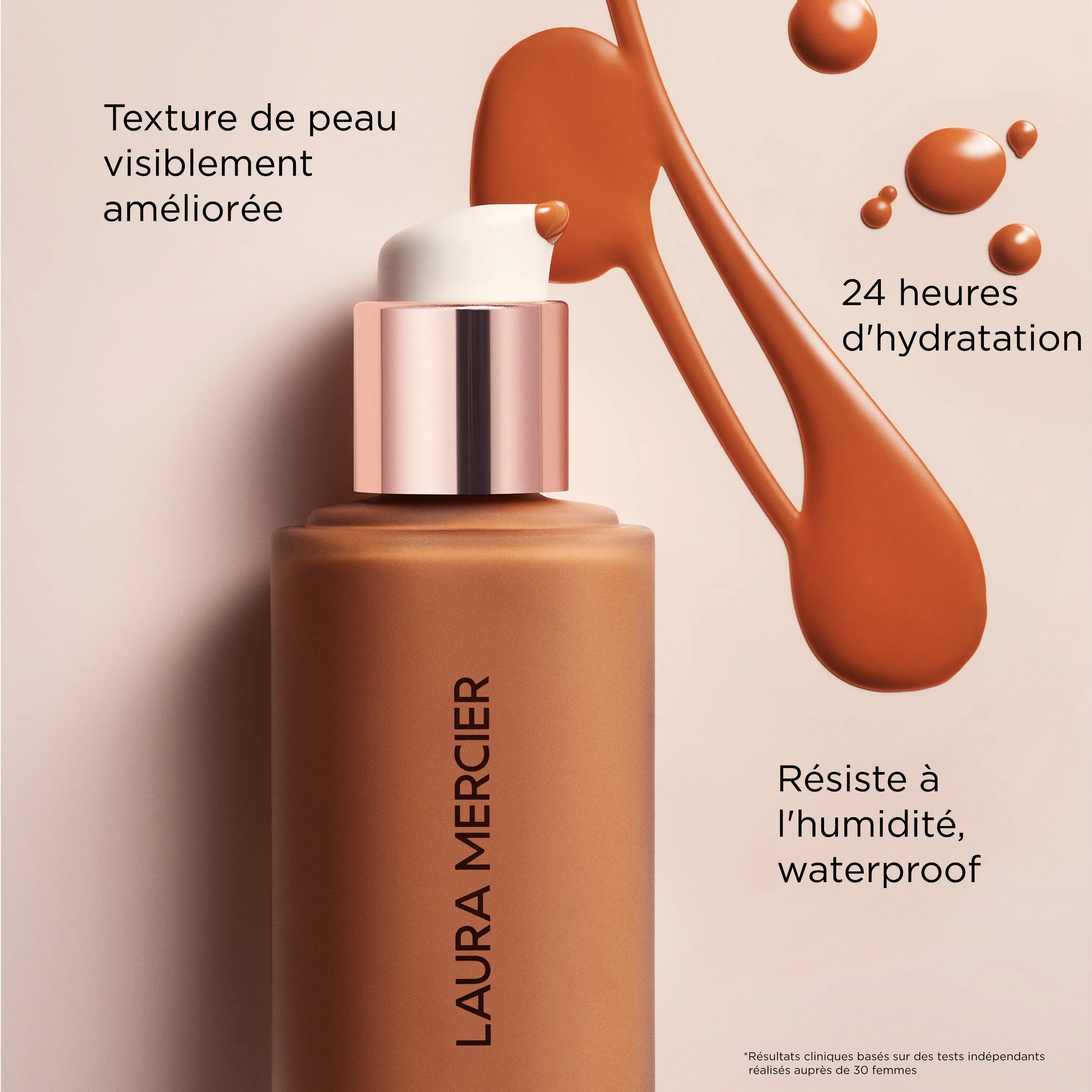 LAURA MERCIER REAL FLAWLESS FOUNDATION EN   5N1 CINNAMON