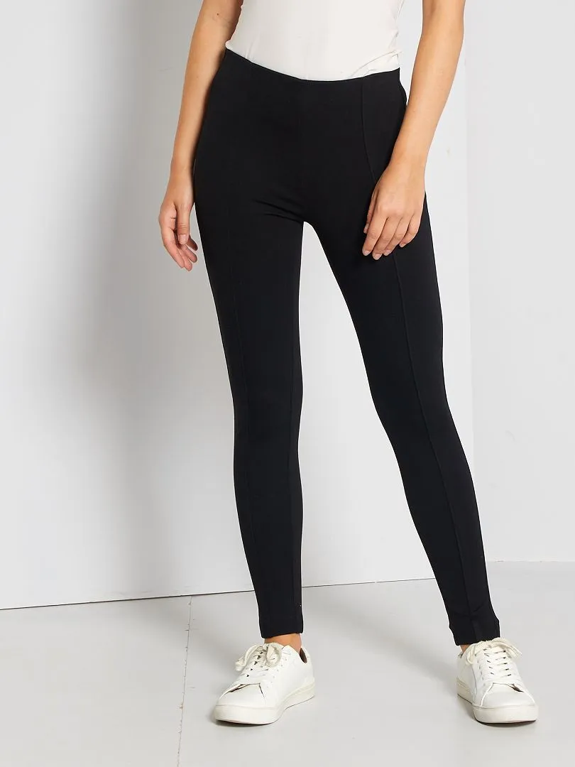LEGGING LARGO LISO  NEGRO