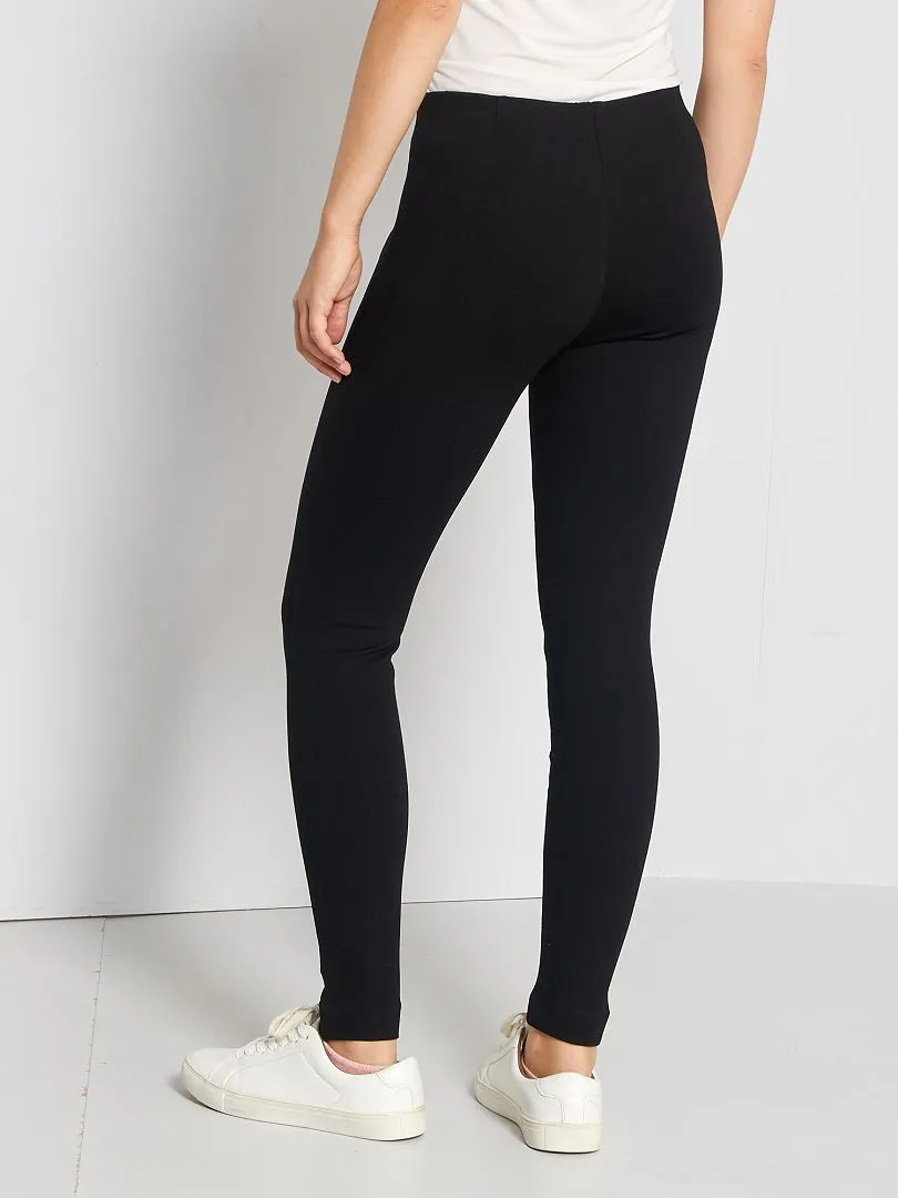 LEGGING LARGO LISO  NEGRO