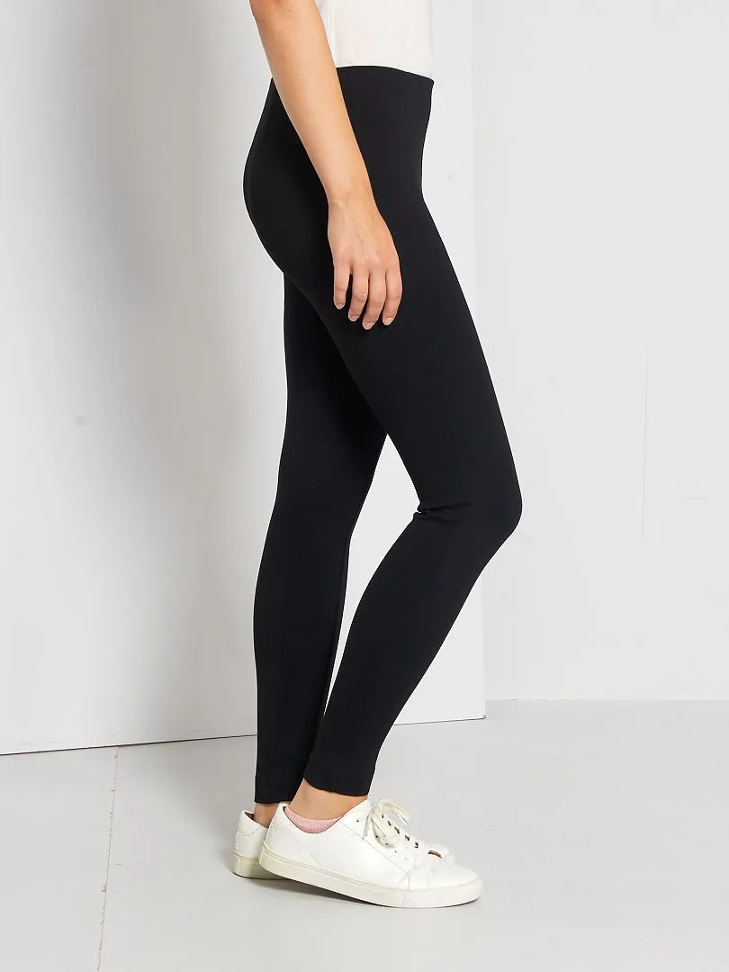 LEGGING LARGO LISO  NEGRO