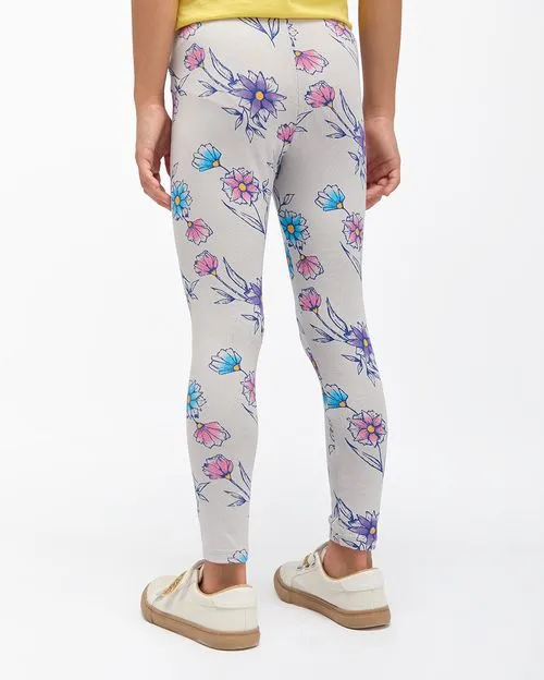 Legging Pack x 2 Niña Bella Rosado/Plomo