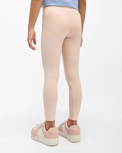 Legging Pack x 2 Niña Bella Rosado/Plomo
