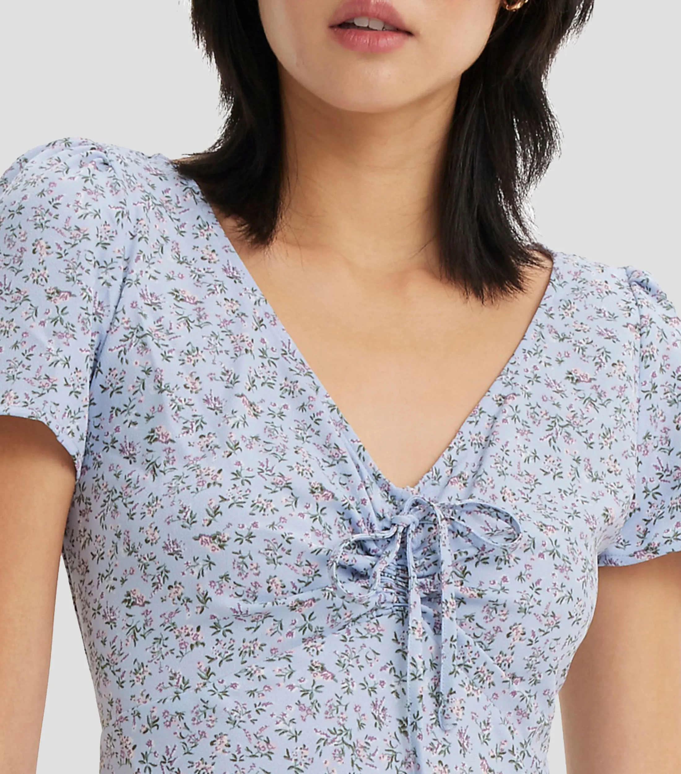 Levi's Vestido Corto con Flores Mujer