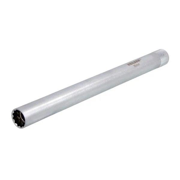Llave extralarga para bujías de 16 mm |12 puntas