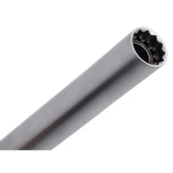 Llave extralarga para bujías de 16 mm |12 puntas